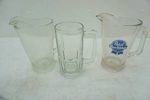 lot 35 image: glassware lot glass pitchers