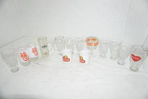 lot 41 image: glassware lot Coca-Cola