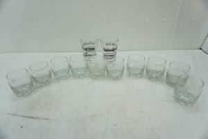 lot 44 image: glassware lot lowball glasses