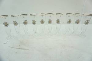 lot 51 image: Pilsner Beer Glasses Warsteiner Germany