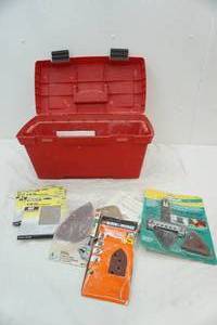 lot 53 image: toolbox and hardware lot