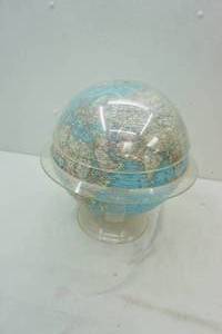 lot 2 image: globe and plasticacrylic stand