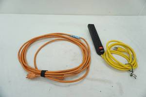 lot 57 image: extension cord and power strip lot