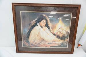 lot 146 image: Framed & matted artwork