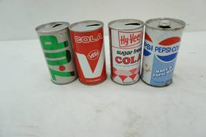 lot 173 image: Vintage soda cans