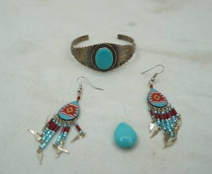 turquoise jewelry lot
