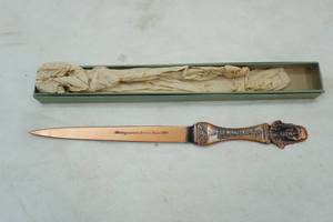 lot 210 image: The Franklin Life Insurance Company letter opener