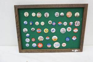 lot 229 image: vintage President button board