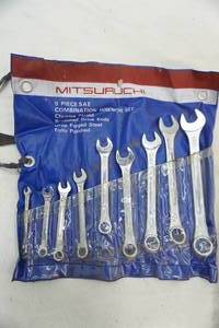 lot 250 image: wrench set 9pc