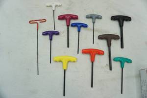 lot 251 image: hex wrenches 11ct