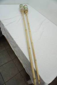lot 320 image: 57 Bamboo Torches