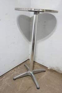 lot 336 image: high-top metal table