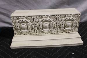 lot 26 image: Decorative Wall Shelf with Intricate Floral Design