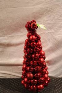 lot 112 image: Red Bauble Christmas Tree Decoration