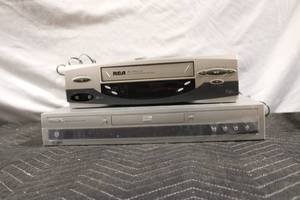 lot 122 image: RCA VCR Auto Head Cleaner and Philips DVD Player Set