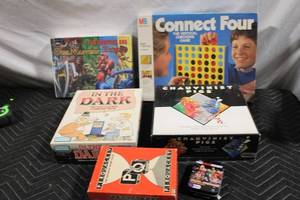 lot 138 image: Collection of Board and Card Games including Connect Four and Big Bang Theory