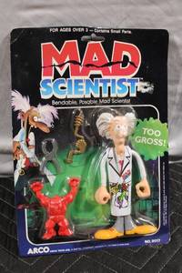 lot A-167 image: Vintage Mad Scientist Bendable Action Figure Set