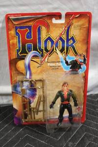 lot A-170 image: Vintage Hook Action Figure - Swashbuckling Peter Pan