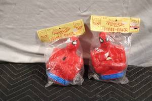 lot A-181 image: Set of 2 Vintage Spider-Man Spidey Banks Still Sealed