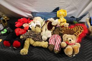 lot 205 image: Collection of 12 Assorted Plush Toys and Stuffed Animals