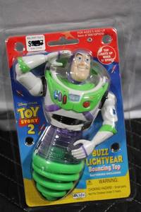 lot A-225 image: Buzz Lightyear Bouncing Top Toy Story 2