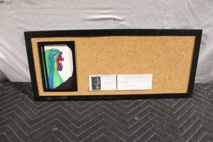 lot 231 image: Framed Artwork Titled Passing Through by S. M. S. De