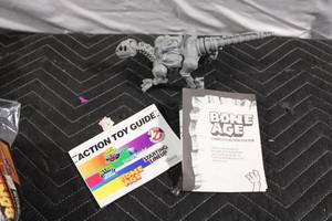 lot 254 image: Bone Age Dynacus Action Figure from Kenner - With Instructions and Box