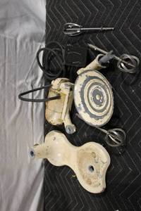 lot 278 image: Vintage Industrial Mixer Parts Lot