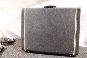 lot 365 image: Fender Electric Guitar Case with Black Plush Interior