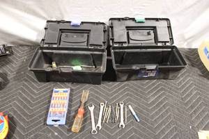 lot 372 image: Set of 2 Toolboxes with Tools and Accessories