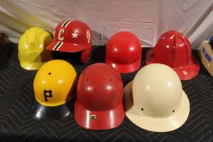 lot A-427 image: Collection of Vintage Hard Hats and Helmets