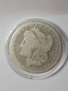 lot 9 image: 1892 Morgan Silver Dollar 