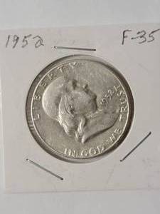 lot 55 image: 1952 Franklin Half Dollar Silver  