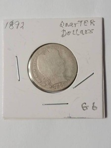 lot 67 image: 1892 Quarter Dollar Silver  