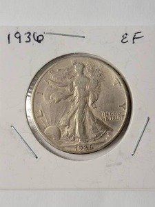 lot 76 image: 1936 Silver Liberty Half Dollar  