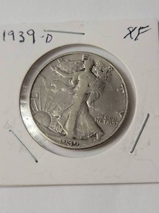 lot 79 image: 1939-D Silver Liberty Half Dollar