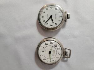 lot 97 image: 2 Westclock Pocket Watches - non working