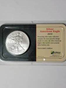 lot 2 image: 2010 Silver American Eagle Uncirculated Condition