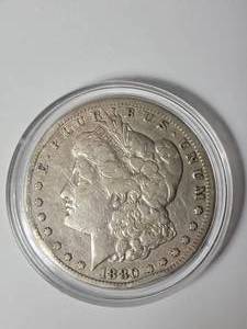 lot 5 image: 1880-S Morgan  Silver Dollar