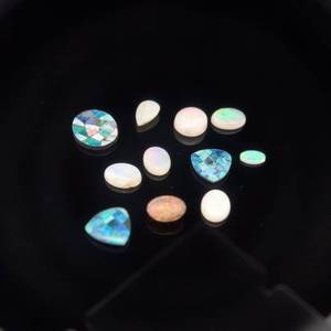11.91 Carat Mixed Cabochon Cut - Various Size, Color, & Shape Assorted Lot of Loose Stones