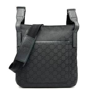 Gucci Black GG Nylon x Leather Crossbody Pre-Owned Retail $1,050