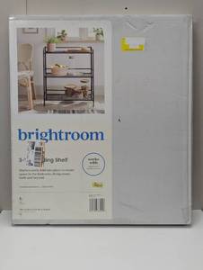 lot 24 image: Folding 3 Shelves Black - Brightroom - Black