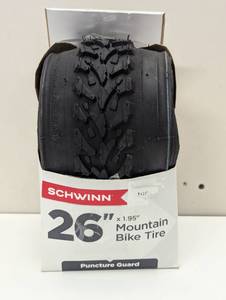 lot 62 image: Schwinn 26 Mountain Bike Tire - Black