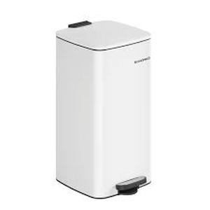 lot 3 image: SONGMICS Kitchen Trash Can, 8-Gallon (30 L) Trash Bin, Stainless Steel Garbage Can