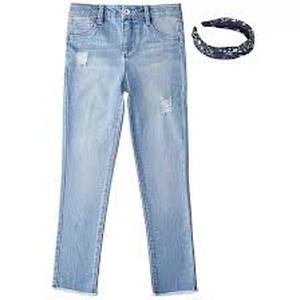 lot 116 image: Members Mark Girls Head Band & Skinny Fit Jean-Large