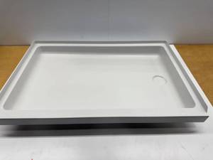 lot 23 image: SHOWER PAN, SP2436RH-PW, RIGHT  HAND DRAIN ASSEMBLY