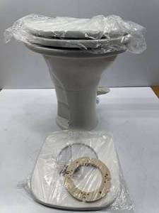 lot 24 image: DOMETIC 310 TOILET WHITE STD WSLOW CLOSE SEAT