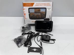 lot 26 image: Brandmotion Wireless Observation Camera System with 7 HD Monitor