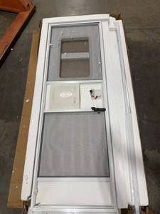 lot 85 image: AP Products 015-217718 RV Square Entrance Door - 26 x 78, Polar White