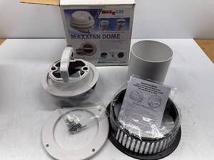 lot 90 image: MaxxAir MaxxFan Dome, Black - 00-03812B